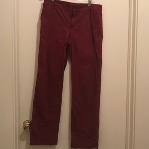 Maroon Slack Pants